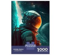 Puzzle Per Adolescenti Da 1000 Pezzi Astronaut Lost in Space Puzzle Per Adulti Gioco Rompicapo Decorazione Per La Casa Interazione Genitore-figlio 70x50cm/1000pcs