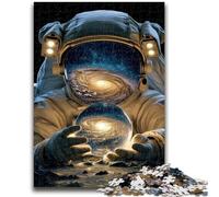 Puzzle per adolescenti da 1000 pezzi, astronauta spaziale, per bambini dai 14 anni in su, interessanti regali per ridurre lo stress per amici e familiari, 26x38cm