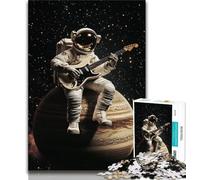 Puzzle per adolescenti da 1000 pezzi, astronauti sulla luna, giochi divertenti per famiglie, attività divertenti a casa, regalo di compleanno, regali da viaggio (38x26cm)