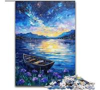 Puzzle per adolescenti da 1000 pezzi, Aurora boreale, giocattolo educativo intellettuale decomprimente, regalo di compleanno, regali (dimensioni 26x38cm)