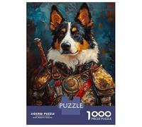 Puzzle Per Adolescenti Da 1000 Pezzi Australian Shepard Protector Puzzle Per Adolescenti Giocattolo Decorazione Murale Decorazione Per La Casa Interazione Genitore-figlio 70x50cm/1000pcs