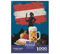 Puzzle Per Adolescenti Da 1000 Pezzi Austrian Culture Puzzle Per Adulti Gioco Pratico Migliora La Memoria Interazione Genitore-figlio 70x50cm/1000pcs