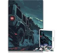 Puzzle per adolescenti da 1000 pezzi, avventura fuoristrada, bellissimo gioco di design, un'opera d'arte, giocattoli antistress, dimensioni 50x75cm