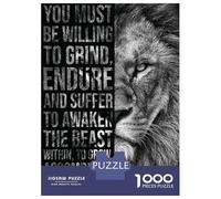 Puzzle Per Adolescenti Da 1000 Pezzi Awaken The Beast Within Puzzle Per Adulti Gioco Pratico Analisi E Logica Interazione Genitore-figlio 70x50cm/1000pcs