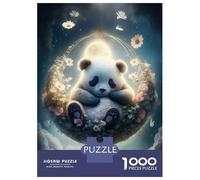 Puzzle Per Adolescenti Da 1000 Pezzi Baby Panda Puzzle Per Adulti Giochi Rilassanti Sfida Difficile Interazione Genitore-figlio 52x38cm/1000pcs