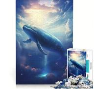 Puzzle per adolescenti da 1000 pezzi Balena del Vuoto Giochi per famiglie Schema di assemblaggio Rafforza l'amore tra le coppie 38x52cm