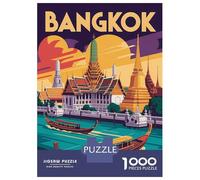 Puzzle Per Adolescenti Da 1000 Pezzi Bangkok Travel Puzzle Per Adolescenti Gioco Per Famiglie Migliora La Memoria Regali Di Natale E Compleanno 38x26cm/1000pcs