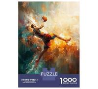 Puzzle Per Adolescenti Da 1000 Pezzi Basketball Player in Flight Abstract Art Puzzle Per Adulti Giochi Rilassanti Regalo Di Compleanno Regali Per Amici E Familiari 38x26cm/1000pcs