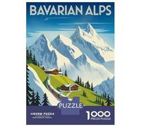 Puzzle Per Adolescenti Da 1000 Pezzi Bavarian Alps Travel Puzzle Per Adolescenti Gioco Per Famiglie Migliora La Memoria Regali Di Natale E Compleanno 38x26cm/1000pcs