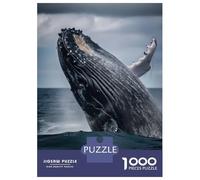 Puzzle Per Adolescenti Da 1000 Pezzi Beautiful Whale Puzzle Per Adulti Gioco Per Famiglie Antistress Interazione Genitore-figlio 38x26cm/1000pcs