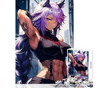 Puzzle per adolescenti da 1000 pezzi bellissime ragazze anime in forma giocattoli educativi idee regalo per giochi educativi che migliorano l'amore tra coppie dimensioni 38x26cm