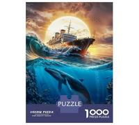 Puzzle Per Adolescenti Da 1000 Pezzi Beneath The Crimson Sky Puzzle Per Adulti Gioco Pratico Assemblaggio Del Modello Sfida Educativa 52x38cm/1000pcs
