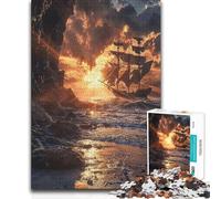 Puzzle per adolescenti da 1000 pezzi, Beyond The Horizon, sfida difficile, regalo di compleanno per 14+ anni, gioco di puzzle offerto, dimensioni 38x26cm