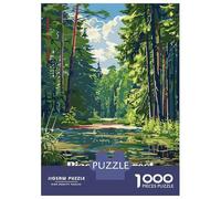 Puzzle Per Adolescenti Da 1000 Pezzi Bialowieza Forest Poland Belarus Puzzle Per Adulti Gioco Per Famiglie Decorazione Murale Regali Unici Per Compleanno E Natale 38x26cm/1000pcs