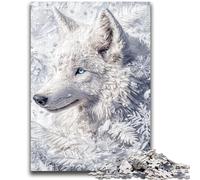 Puzzle per adolescenti da 1000 pezzi, Biancaneve e il lupo, antistress, per ammazzare il tempo in casa, con poster abbinato e foglio di quiz, 26x38cm