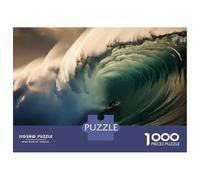 Puzzle Per Adolescenti Da 1000 Pezzi Big Wave Surfing-1 Puzzle Per Adulti Gioco Per Famiglie Antistress Interazione Genitore-figlio 38x26cm/1000pcs