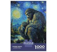 Puzzle Per Adolescenti Da 1000 Pezzi Bigfoot's Midnight Contemplation Puzzle Per Adulti Gioco Pratico Migliora La Memoria Ottimo Regalo Per I Giocatori 70x50cm/1000pcs