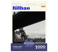 Puzzle Per Adolescenti Da 1000 Pezzi Bilbao Spain Travel Art Puzzle Per Adolescenti Giochi Rilassanti Regali Per Donne Regali Per Amici E Familiari 38x26cm/1000pcs