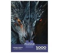 Puzzle Per Adolescenti Da 1000 Pezzi Black Dragons Wrath Puzzle Per Adulti Giochi Divertenti Un'opera D'arte Interazione Genitore-figlio 70x50cm/1000pcs