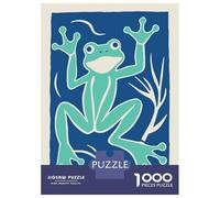 Puzzle Per Adolescenti Da 1000 Pezzi Blue Crazy Frog Puzzle Per Adulti Giocattoli Antistress Sfida Difficile Gioco Impegnativo Regali 70x50cm/1000pcs