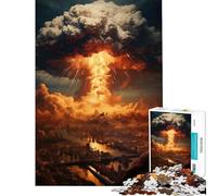 Puzzle per adolescenti da 1000 pezzi Bomba atomica attività divertenti da fare a casa gioco divertente e umoristico per tutta la famiglia dai 14 anni in su 50x75cm