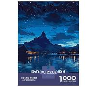 Puzzle Per Adolescenti Da 1000 Pezzi Bora-Bora French Polynesia Night Puzzle Per Adulti Giocattolo Decorazione Da Parete Migliora La Memoria Gioco Stimolante Regali 70x50cm/1000pcs