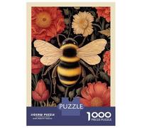 Puzzle Per Adolescenti Da 1000 Pezzi Bumblebee William Morris Floral Puzzle Per Adulti Giochi Per Famiglie Decorazione Murale Sfida Educativa 52x38cm/1000pcs