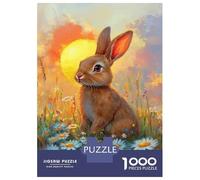Puzzle Per Adolescenti Da 1000 Pezzi Bunny in Bloom-6 Puzzle Per Adolescenti Giocattolo Decorazione Murale Decorazione Per La Casa Interazione Genitore-figlio 52x38cm/1000pcs