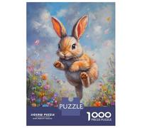 Puzzle Per Adolescenti Da 1000 Pezzi Bunny in Bloom-8 Puzzle Per Adolescenti Gioco Per Famiglie Sfida Difficile Regali Unici Per Compleanno E Natale 52x38cm/1000pcs