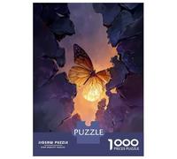 Puzzle Per Adolescenti Da 1000 Pezzi Butterfly Emerging from Rock Crevice Puzzle Per Adulti Gioco Rompicapo Decorazione Per La Casa Interazione Genitore-figlio 52x38cm/1000pcs