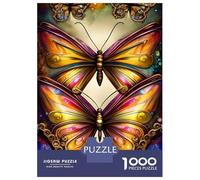 Puzzle Per Adolescenti Da 1000 Pezzi Butterfly in Steampunk Puzzle Per Adulti Gioco Rompicapo Decorazione Per La Casa Interazione Genitore-figlio 52x38cm/1000pcs