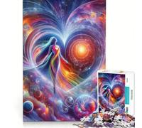 Puzzle per adolescenti da 1000 pezzi "Campo dell'amore", gioco impossibile, divertente antistress, ideale come regalo 38x52cm