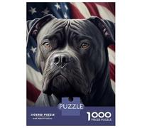 Puzzle Per Adolescenti Da 1000 Pezzi Cane Corso America USA Puzzle Per Adulti Gioco Pratico Migliora La Memoria Ottimo Regalo Per I Giocatori 38x26cm/1000pcs