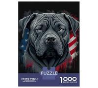 Puzzle Per Adolescenti Da 1000 Pezzi Cane Corso USA America Puzzle Per Adulti Gioco Pratico Migliora La Memoria Ottimo Regalo Per I Giocatori 70x50cm/1000pcs