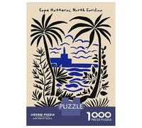 Puzzle Per Adolescenti Da 1000 Pezzi Cape Hatteras, North Carolina Art Print Puzzle Per Adulti Giochi Rilassanti Sfida Difficile Regali Unici Per Compleanno E Natale 38x26cm/1000pcs