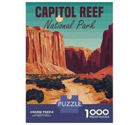 Puzzle Per Adolescenti Da 1000 Pezzi Capitol Reef National Park Puzzle Per Adulti Gioco Pratico Assemblaggio Del Modello Sfida Educativa 52x38cm/1000pcs