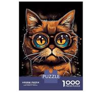 Puzzle Per Adolescenti Da 1000 Pezzi Cartoon Style of Cat Puzzle Per Adolescenti Giochi Rilassanti Decorazioni Murali Regali Unici Per Compleanno E Natale 52x38cm/1000pcs