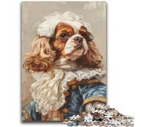Puzzle per adolescenti da 1000 pezzi Cavalier King Charles Spaniel, gioco stimolante e gioco per famiglie, ideale come regalo per tutta la famiglia, 26x38cm