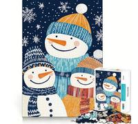 Puzzle per adolescenti da 1000 pezzi,celebra la magia dell'inverno,bordi perfetti,divertimento,gioco di logica,momento accogliente,decorazione natalizia (38x26cm)