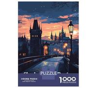 Puzzle Per Adolescenti Da 1000 Pezzi Charles Bridge Prague Puzzle Per Adolescenti Giochi Rilassanti Corsa Di Velocità Manuale Per È Ideale Come Regalo 52x38cm/1000pcs