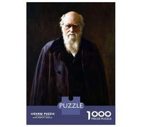Puzzle Per Adolescenti Da 1000 Pezzi Charles Darwin Painting Puzzle Per Adolescenti Gioco Per Famiglie Sfida Difficile Regali Unici Per Compleanno E Natale 70x50cm/1000pcs