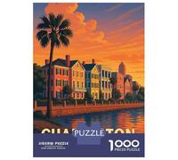 Puzzle Per Adolescenti Da 1000 Pezzi Charleston South Carolina Puzzle Per Adolescenti Giochi Rilassanti Regali Per Donne Regali Per Amici E Familiari 52x38cm/1000pcs