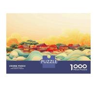 Puzzle Per Adolescenti Da 1000 Pezzi Chinese Style Landscape Painting Puzzle Per Adolescenti Giochi Rilassanti Corsa Di Velocità Manuale Per È Ideale Come Regalo 52x38cm/1000pcs