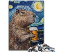Puzzle per adolescenti da 1000 pezzi, cielo notturno Capibara, gioco stimolante e gioco per famiglie, ideale come regalo per tutta la famiglia, 26x38cm