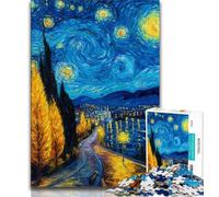 Puzzle per adolescenti da 1000 pezzi, cielo notturno di Night Sky, giochi divertenti per famiglie, attività divertenti a casa, regalo di compleanno, regali da viaggio (75x50cm)
