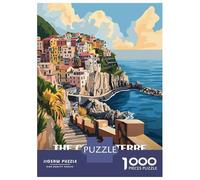 Puzzle Per Adolescenti Da 1000 Pezzi Cinque Terre Coastal Trail Italy Artwork Puzzle Per Adolescenti Gioco Per Famiglie Migliora La Memoria Regali Di Natale E Compleanno 38x26cm/1000pcs