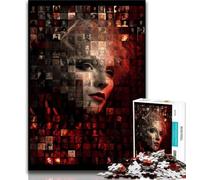 Puzzle per adolescenti da 1000 pezzi, collage di attori famosi, giochi educativi, decorazioni per la casa, gioco educativo per compleanno, Natale (75x50cm)