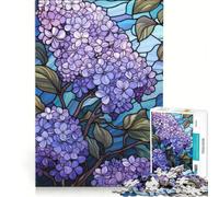 Puzzle per adolescenti da 1000 pezzi colore lilla elegante ideale per il relax l'interazione genitore-figlio e come sfida unica 38x26cm