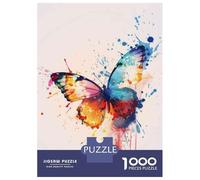 Puzzle Per Adolescenti Da 1000 Pezzi Colorful Butterfly Wall Art Print Puzzle Per Adulti Giochi Per Famiglie Ma Divertenti E Umoristici Sfida Educativa 52x38cm/1000pcs