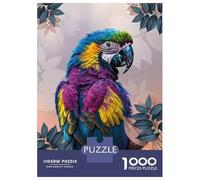 Puzzle Per Adolescenti Da 1000 Pezzi Colorful Parrot in Low Poly Style Puzzle Per Adolescenti Giocattoli Antistress Vacanze A Casa Passatempo Divertimento Attività A Casa, 70x50cm/1000pcs